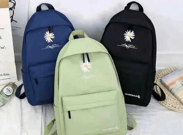 Sac à dos fleur motif marguerite