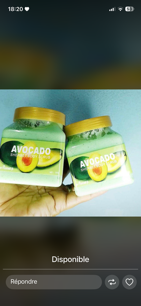 Beurre de karité à l'avocat