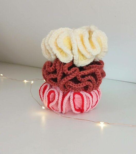 Ensemble de chouchous en laine