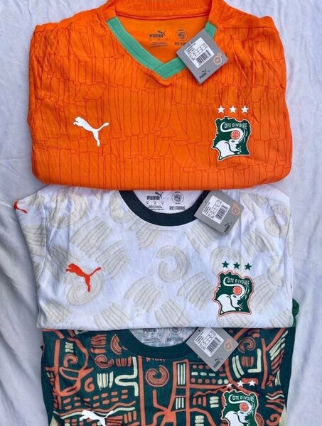 Maillots Côte d'Ivoire