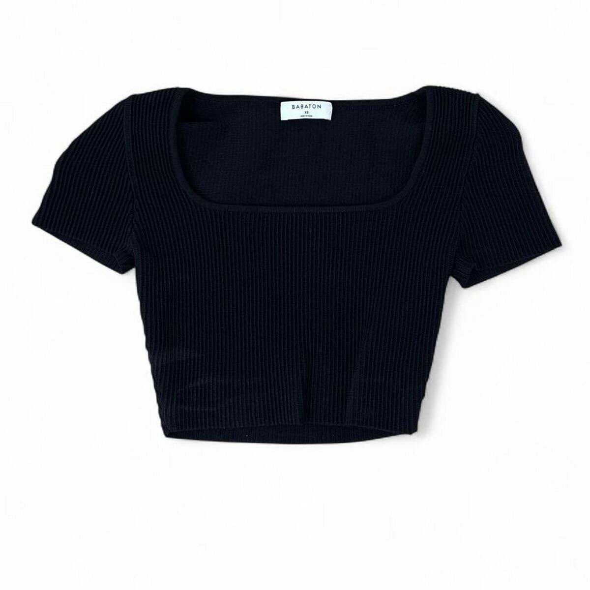 Top court à manches courtes