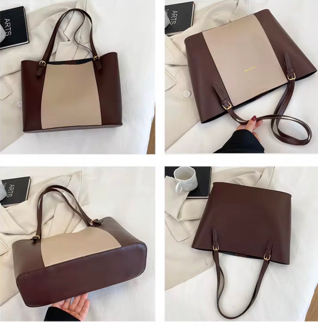 Élégant sac à main en cuir