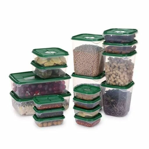 17-piece Plastic Food Storage Containers