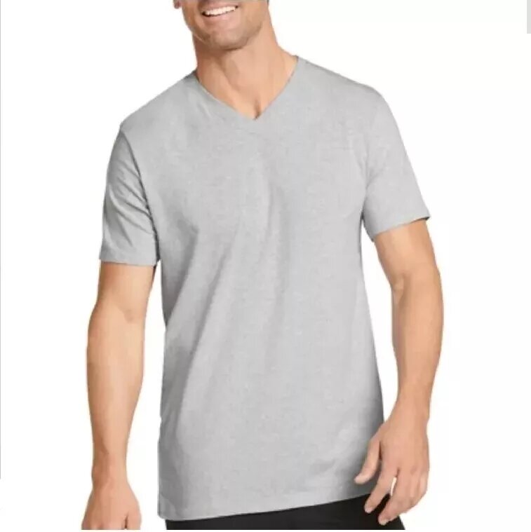 3 COTTON STRETCH COOL V-NECK T-SHIRTS TAILORED FIT