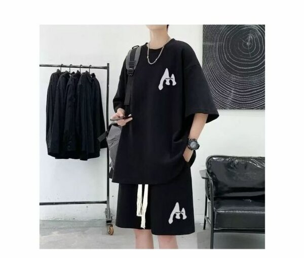 Ensemble décontracté noir homme