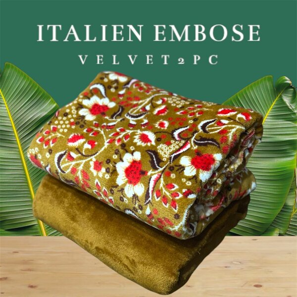 Velvet suit, women clothes, unstitched suit for women