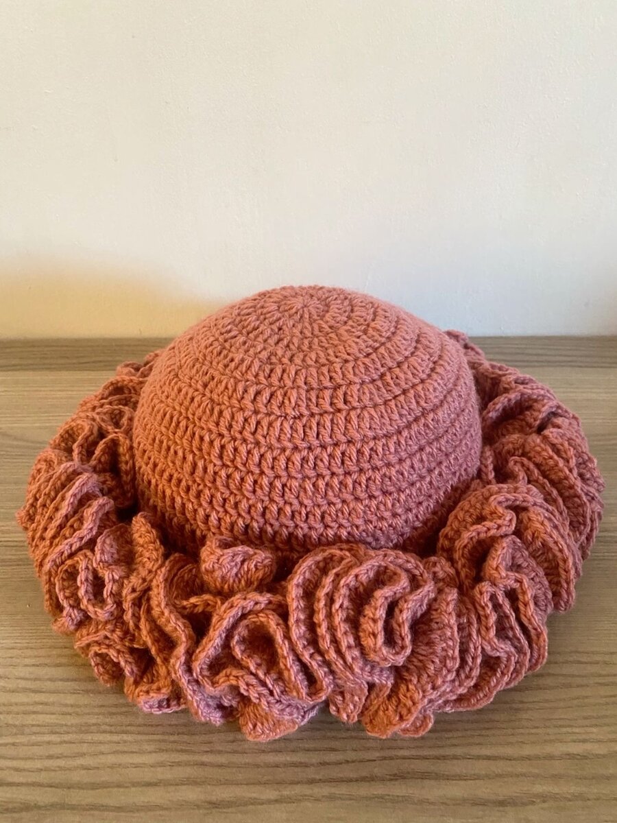 Chapeau crochet bohème chic