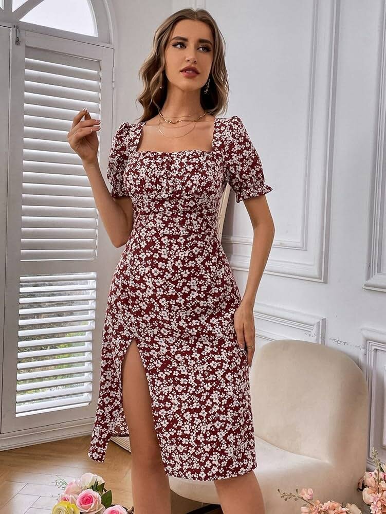 Ladies wrap dress