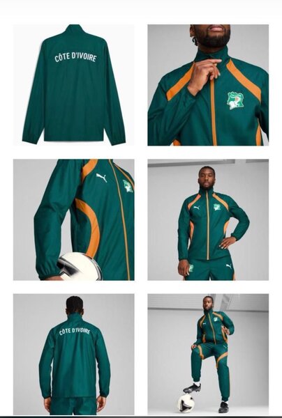 Veste et maillots Côte d'Ivoire