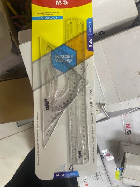 Ensemble de règles en plastique M&G