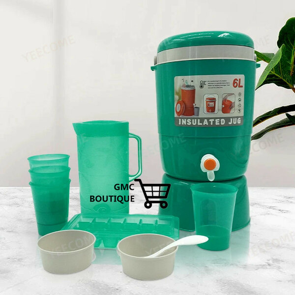 Ensemble carafe et verre +gobelet