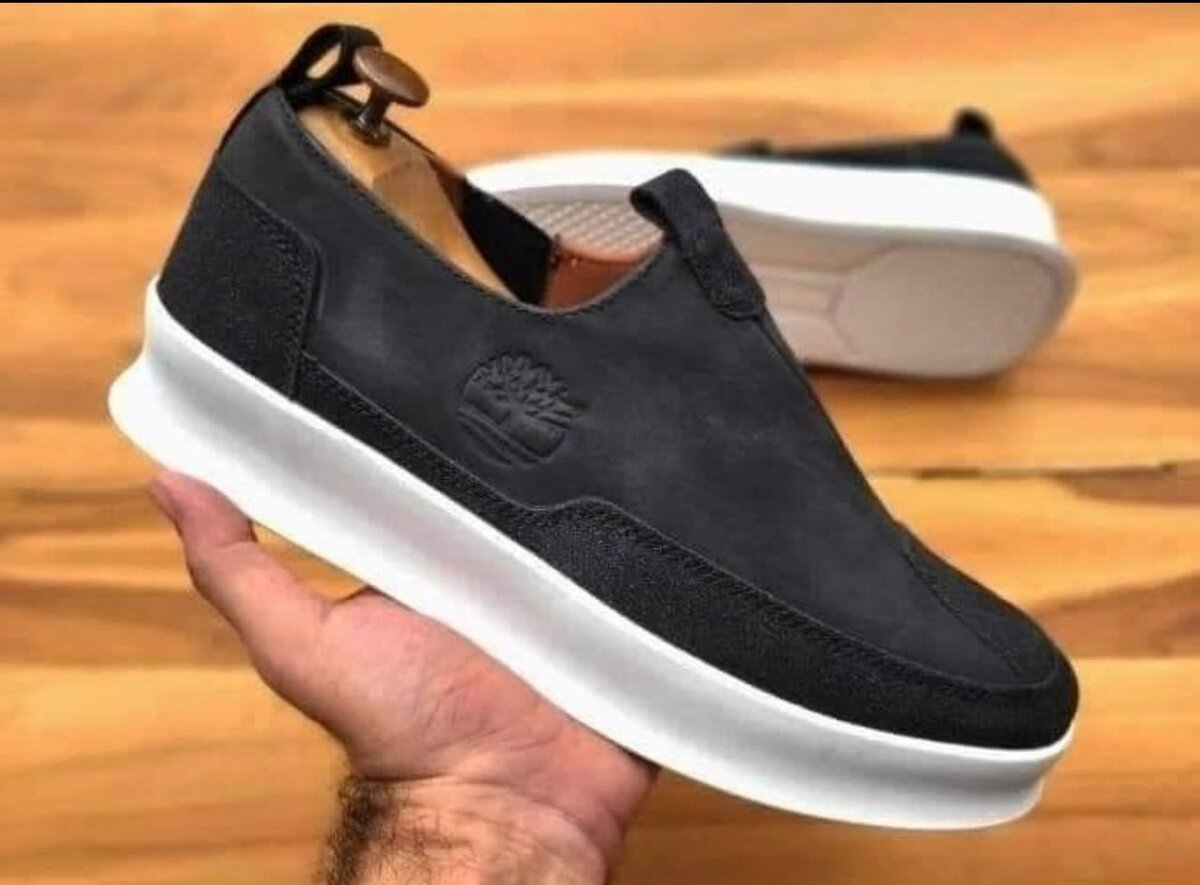 Chaussures slip-on en cuir