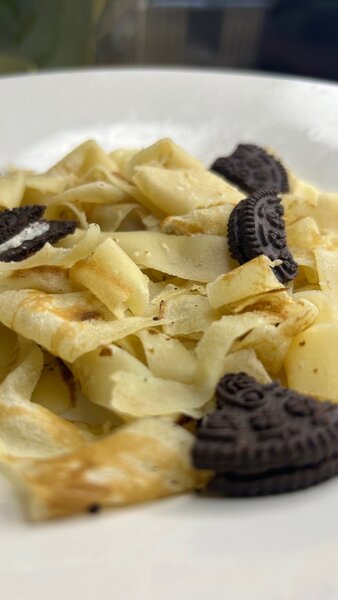 Crêpes sucrées choco-biscuits