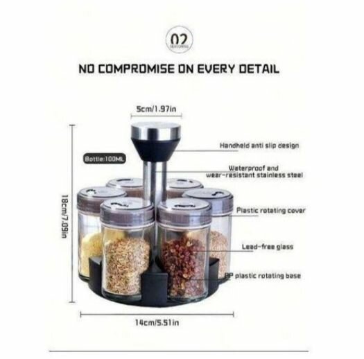 Carrousel à Épices Rotatif