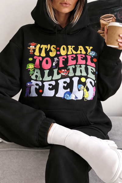 Sweat à capuche graphique unisexe