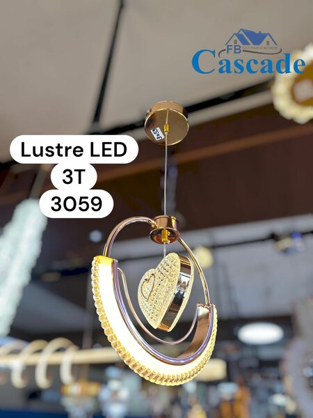 Lustre LED Coeur en anneau