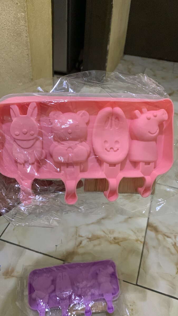 Moules à glace mignons en silicone