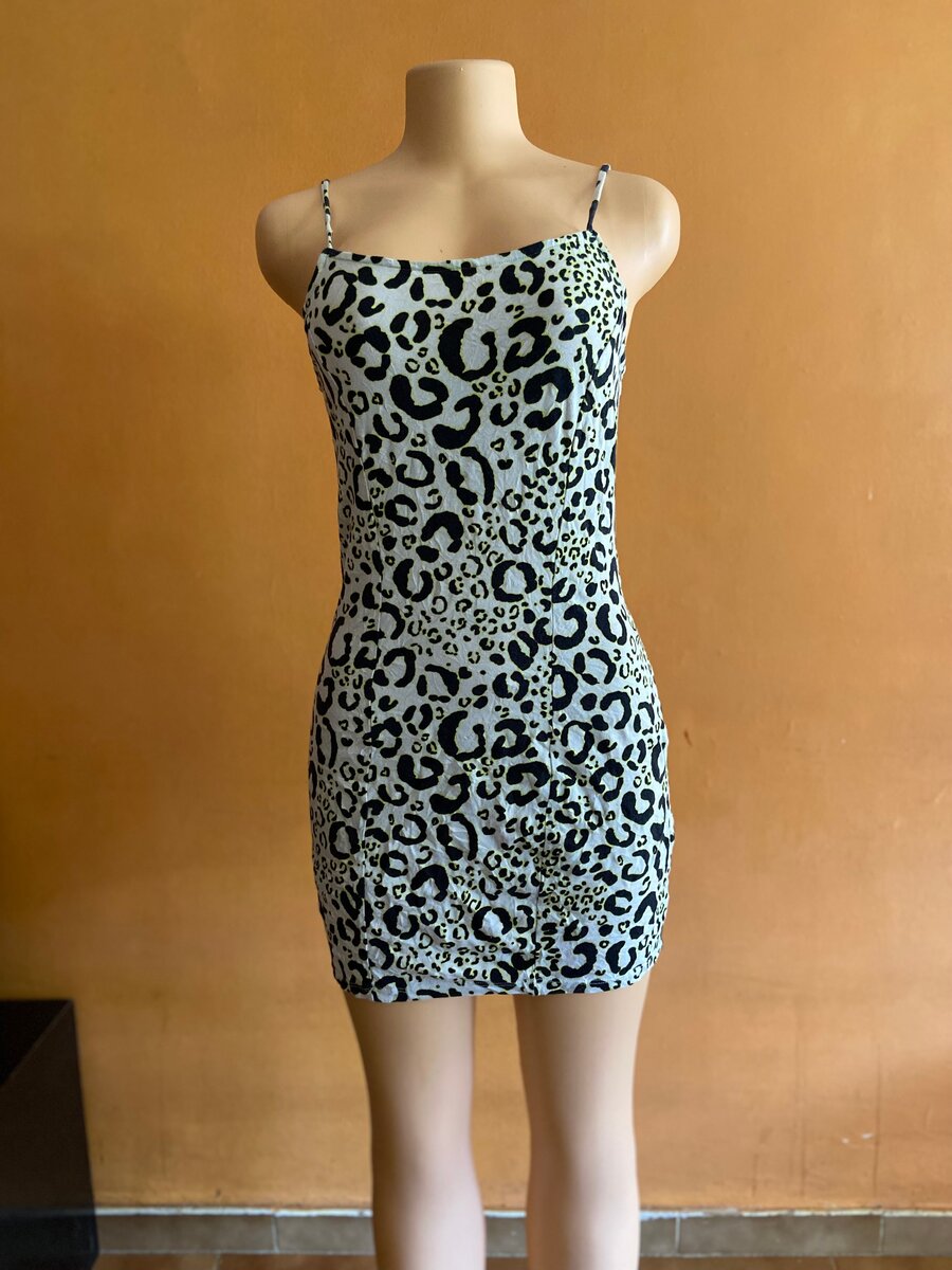Robe Leopard Femme Ajustée