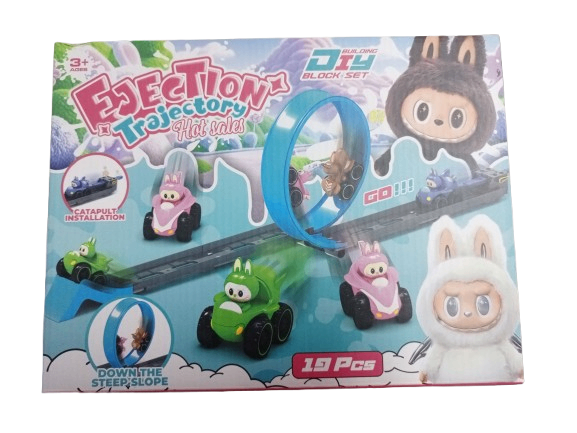 Circuit jouet voitures catapultes