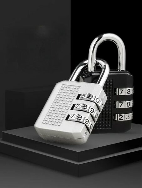 2 Pcs Cadenas à combinaison