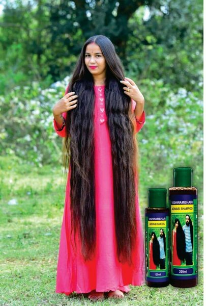Adivasi hair oil+adivasi shampoo