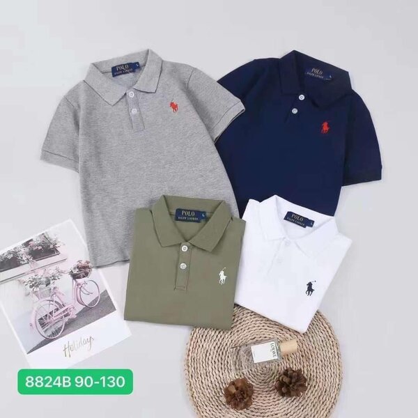 Polos en coton pour enfants