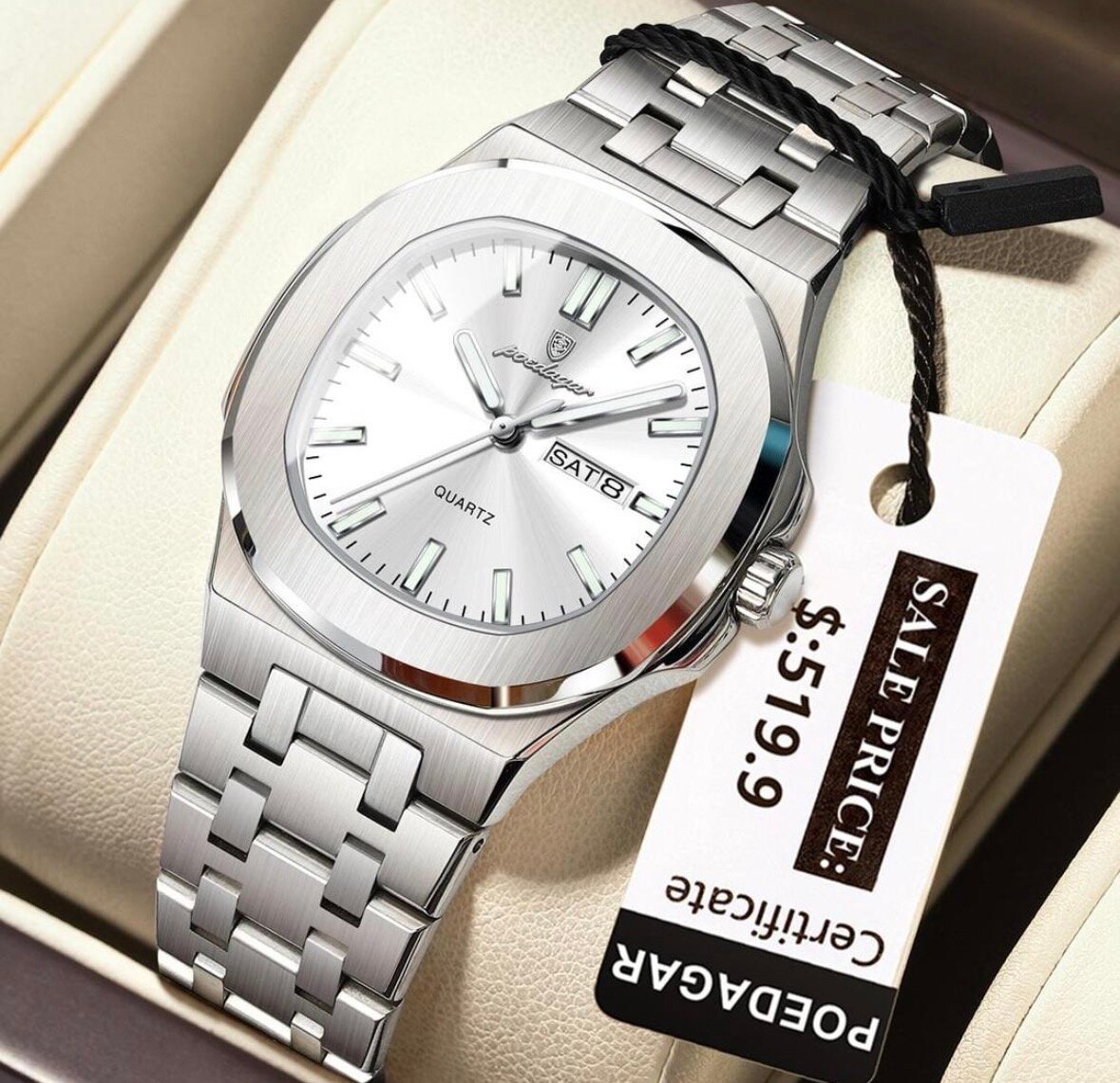 Montre homme luxe quartz