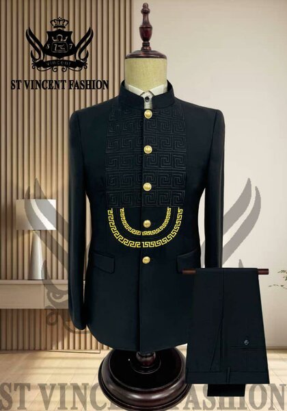 Veste de costume élégante noire