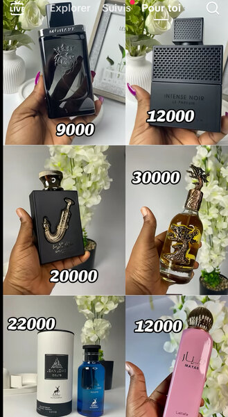 Parfum de luxe pour hommes