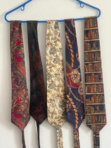 Cravates en soie imprimées
