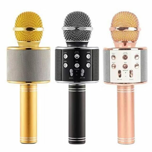 WS858 Bluetooth Wireless Microphone - Karaoke, Parties