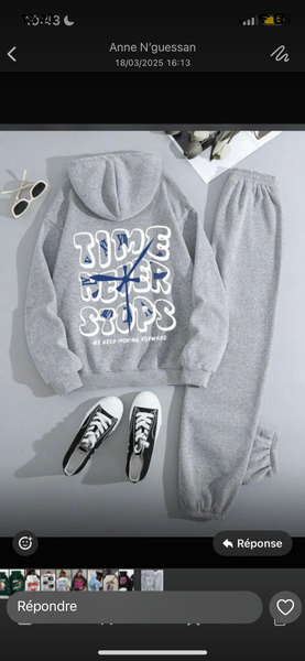 Ensemble de jogging à capuche