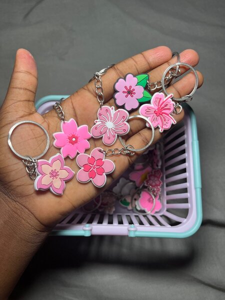 Porte-clés Fleurs Sakura