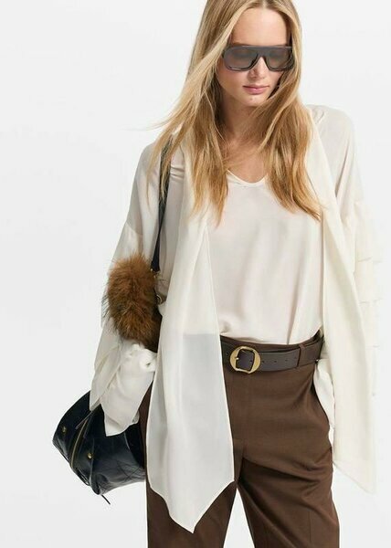 Blouse blanche fluide femme