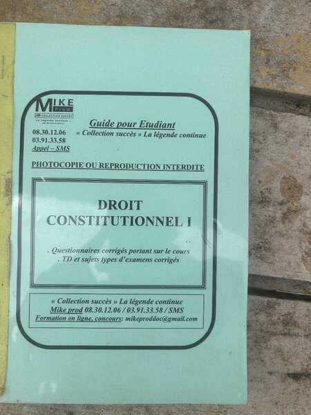 Guide Étudiant Droit Constitutionnel