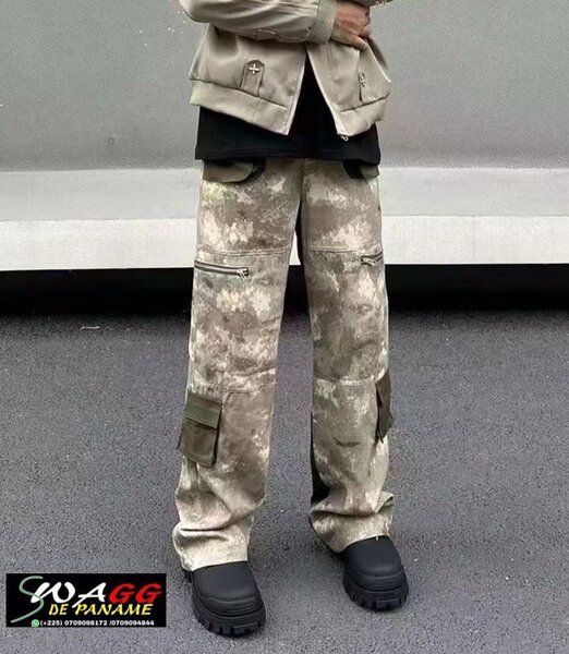 PANTALON CARGO CAMOUFLAGE