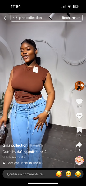 Pantalon décontracté tendance