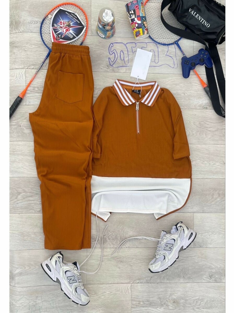 Ensemble décontracté vibrant