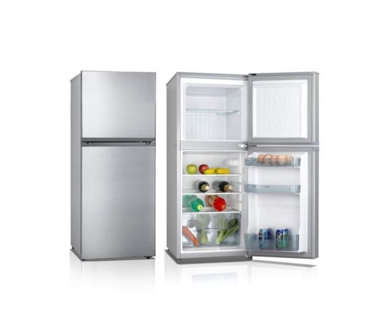 Store DRF-112 Double Door Refigerator - 112 Litres - Grey