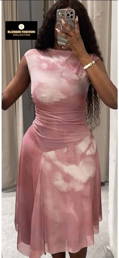 Robe tye-dye élégante