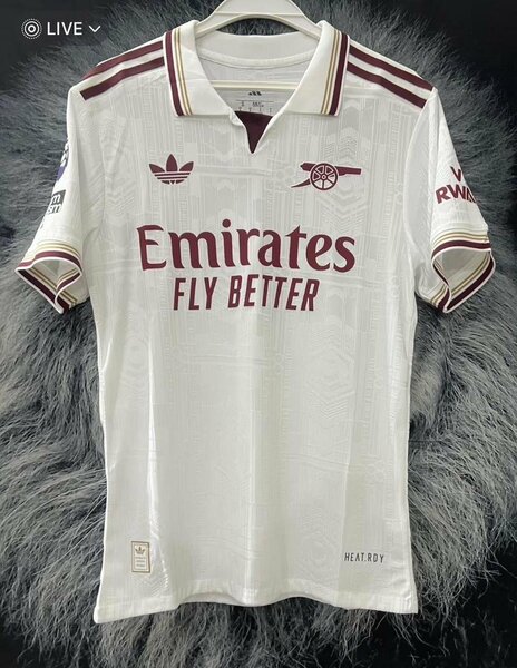 Maillot de football blanc Adidas