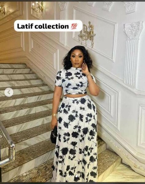 Robe et haut floral chic