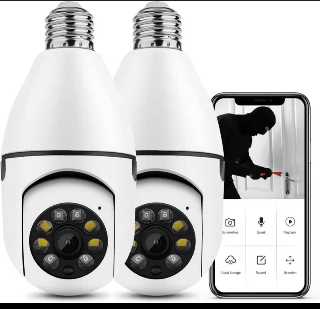 Caméra d'ampoule WiFi 360°