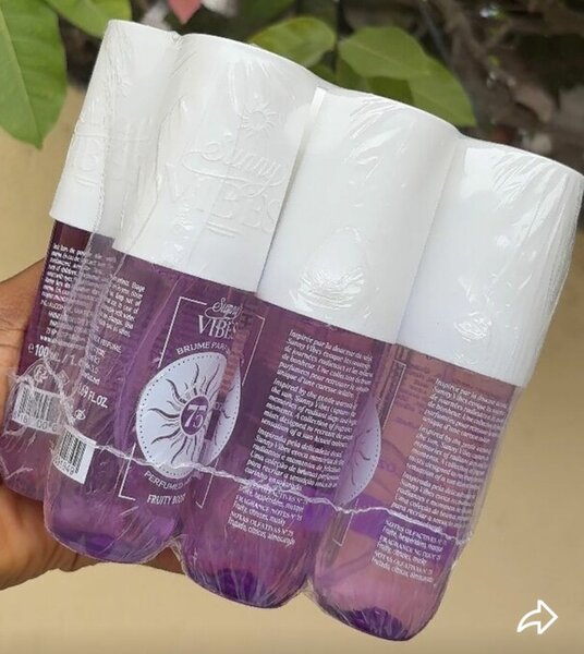 Brume Parfumée Fruity lot de 6