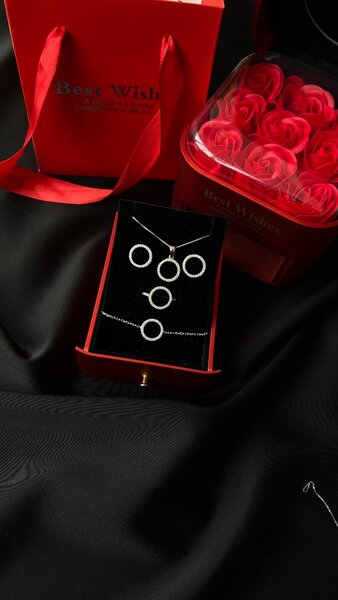 Комплект из серебра 925