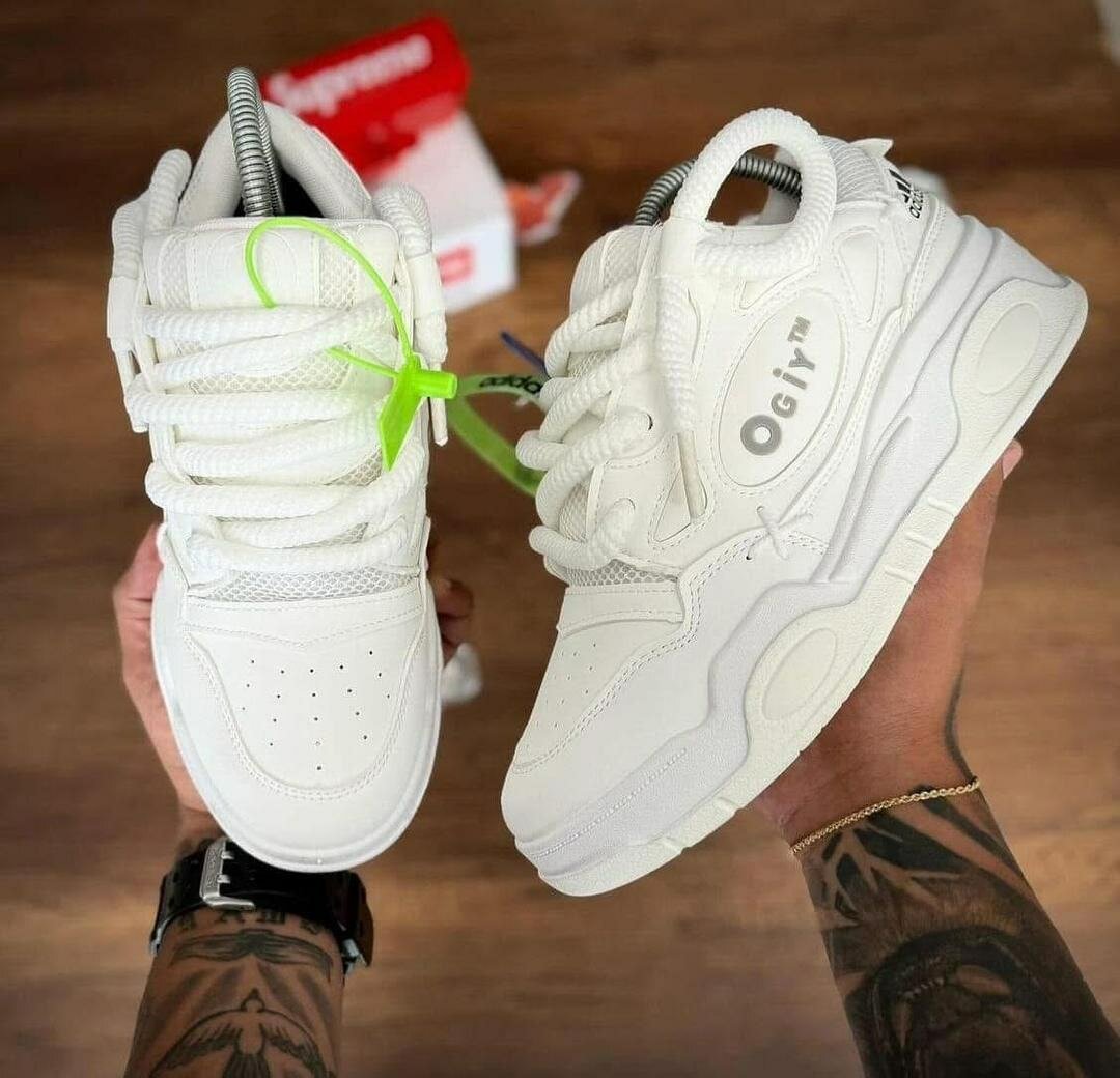 Baskets blanches enfant