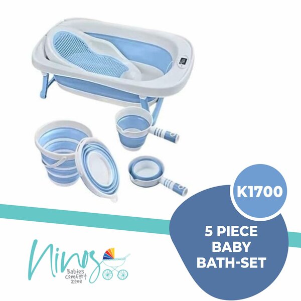 5 piece baby bath set