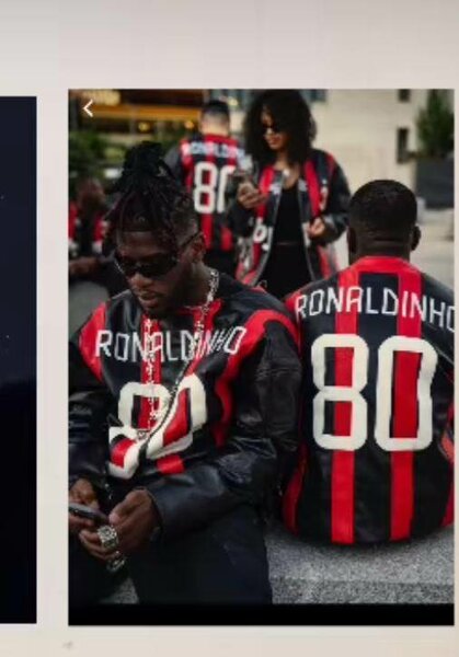 Veste en cuir Ronaldinho style