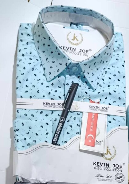 Chemise Hommes Étoiles Slim Fit