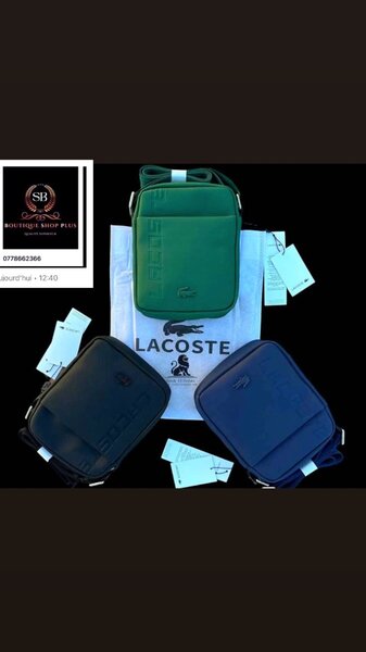 Sacoche Lacoste authentique